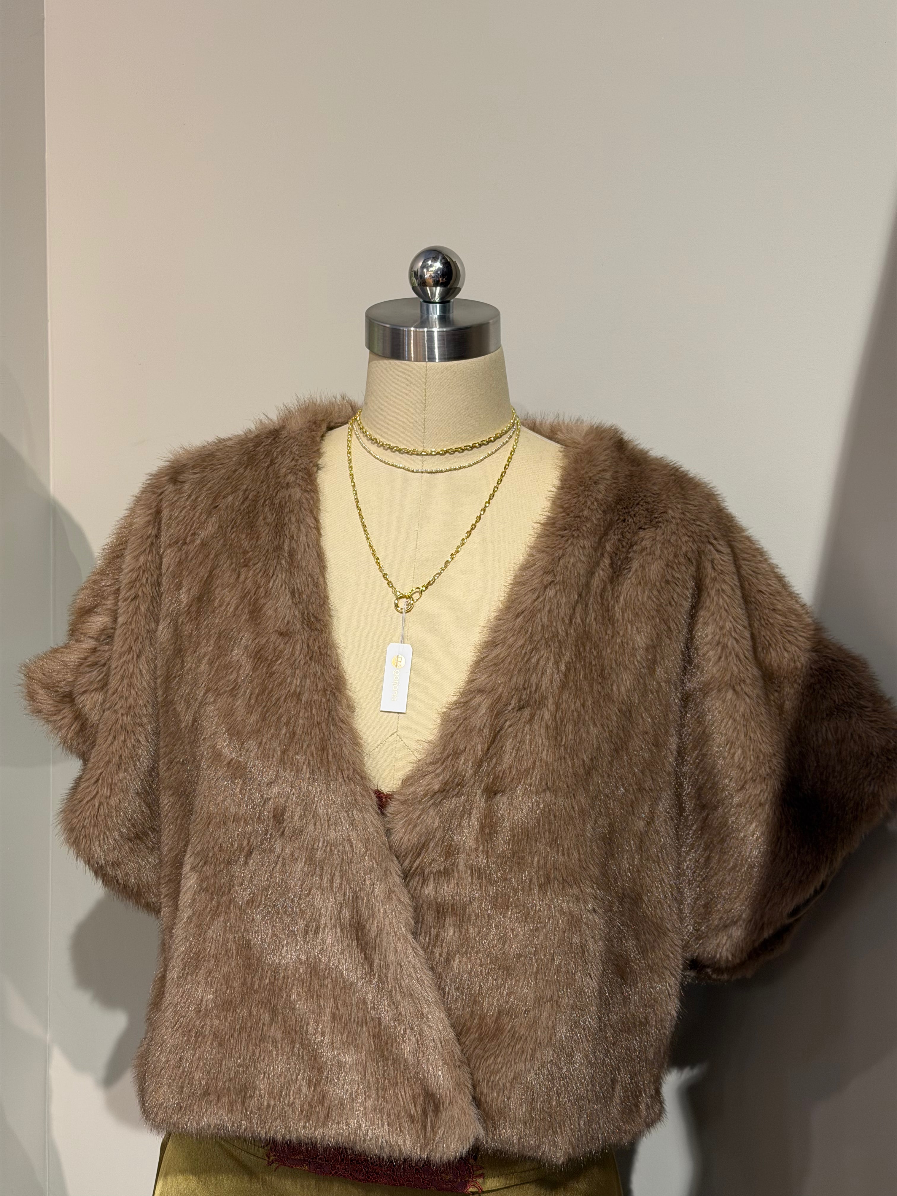 Faux Fur Throw Over Top