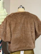 Faux Fur Throw Over Top