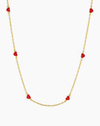 Gorjana Amour Necklace Red