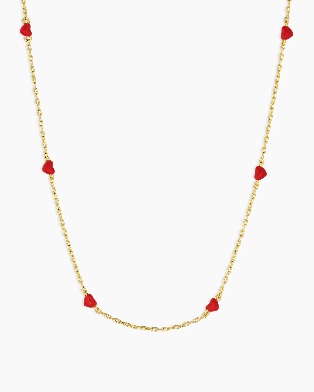 Gorjana Amour Necklace Red