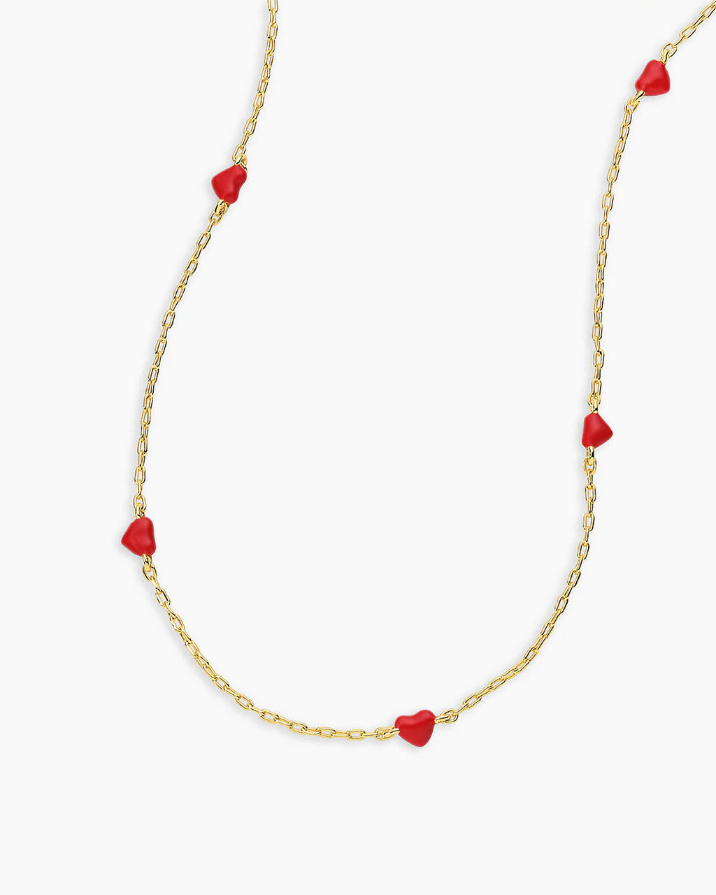 Gorjana Amour Necklace Red