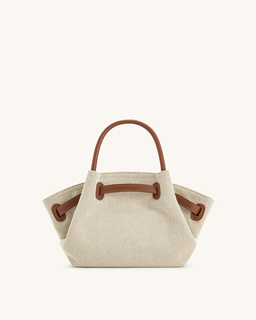 JW PEI Hana Mini Tote Bag (Brown Canvas)