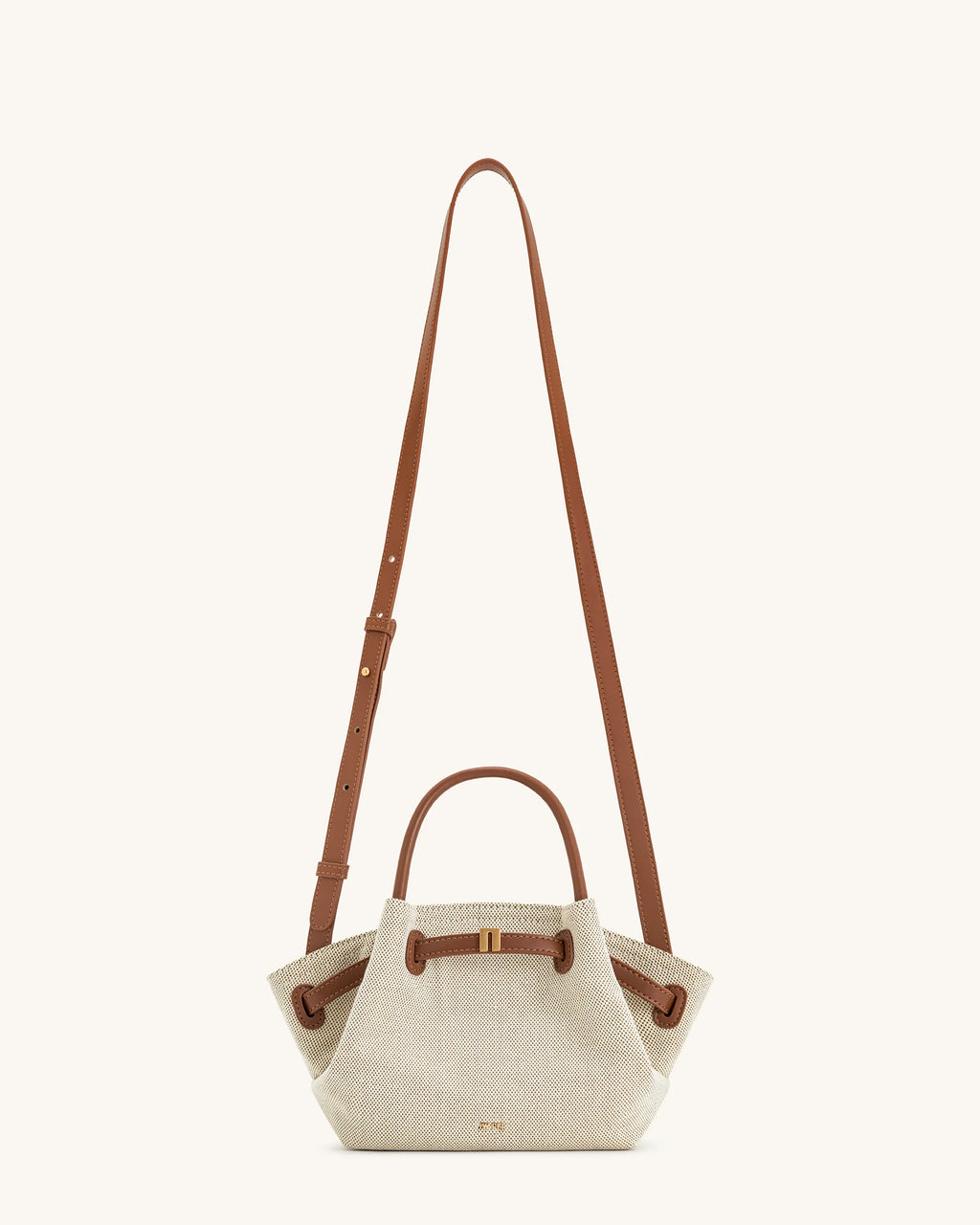 JW PEI Hana Mini Tote Bag - Brown Canvas