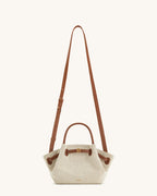 JW PEI Hana Mini Tote Bag - Brown Canvas