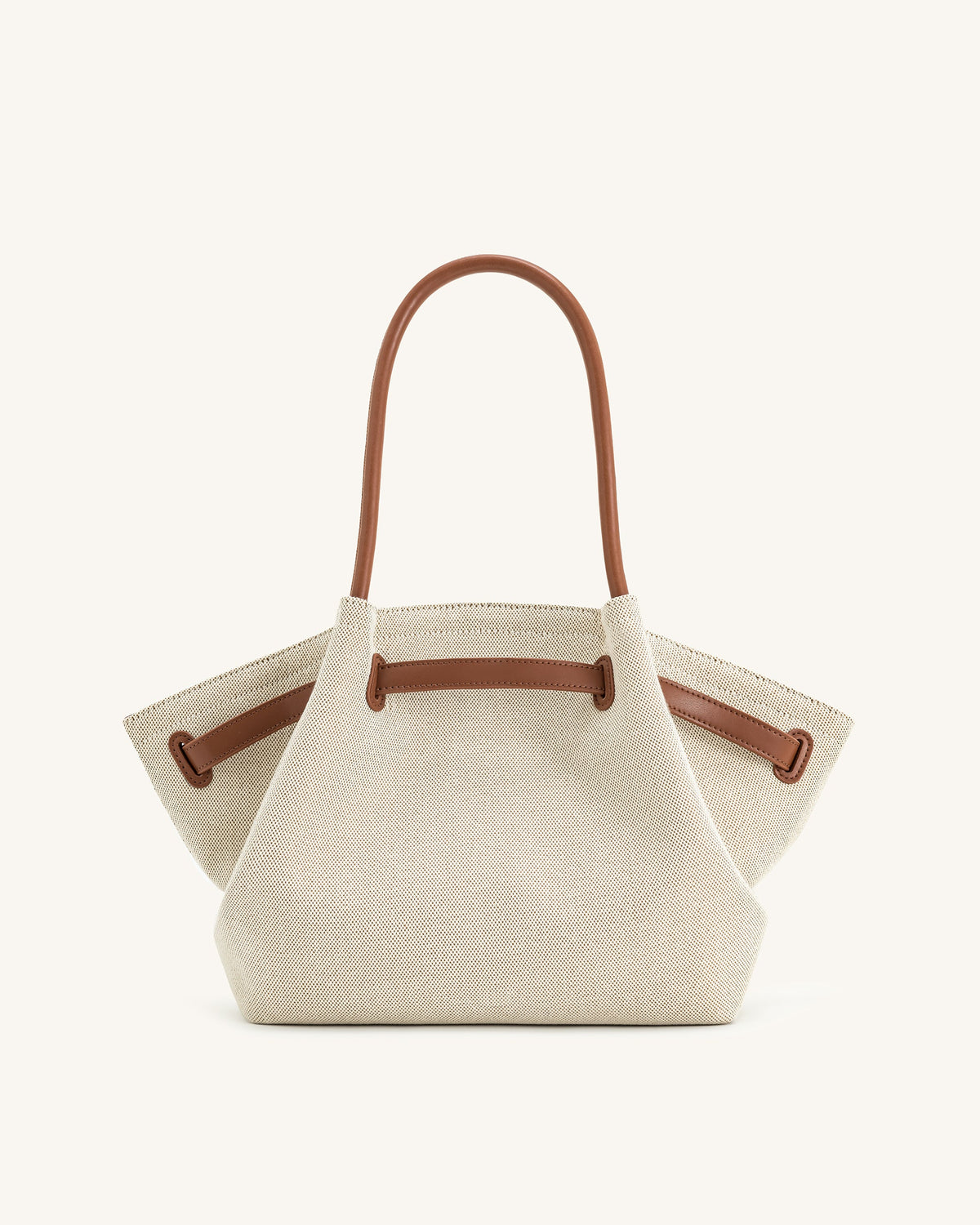 JW PEI Hana Medium Tote Bag - Brown Canvas Main image