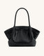 JW PEI Hana Large Weave Texture Tote Bag - Black Regular