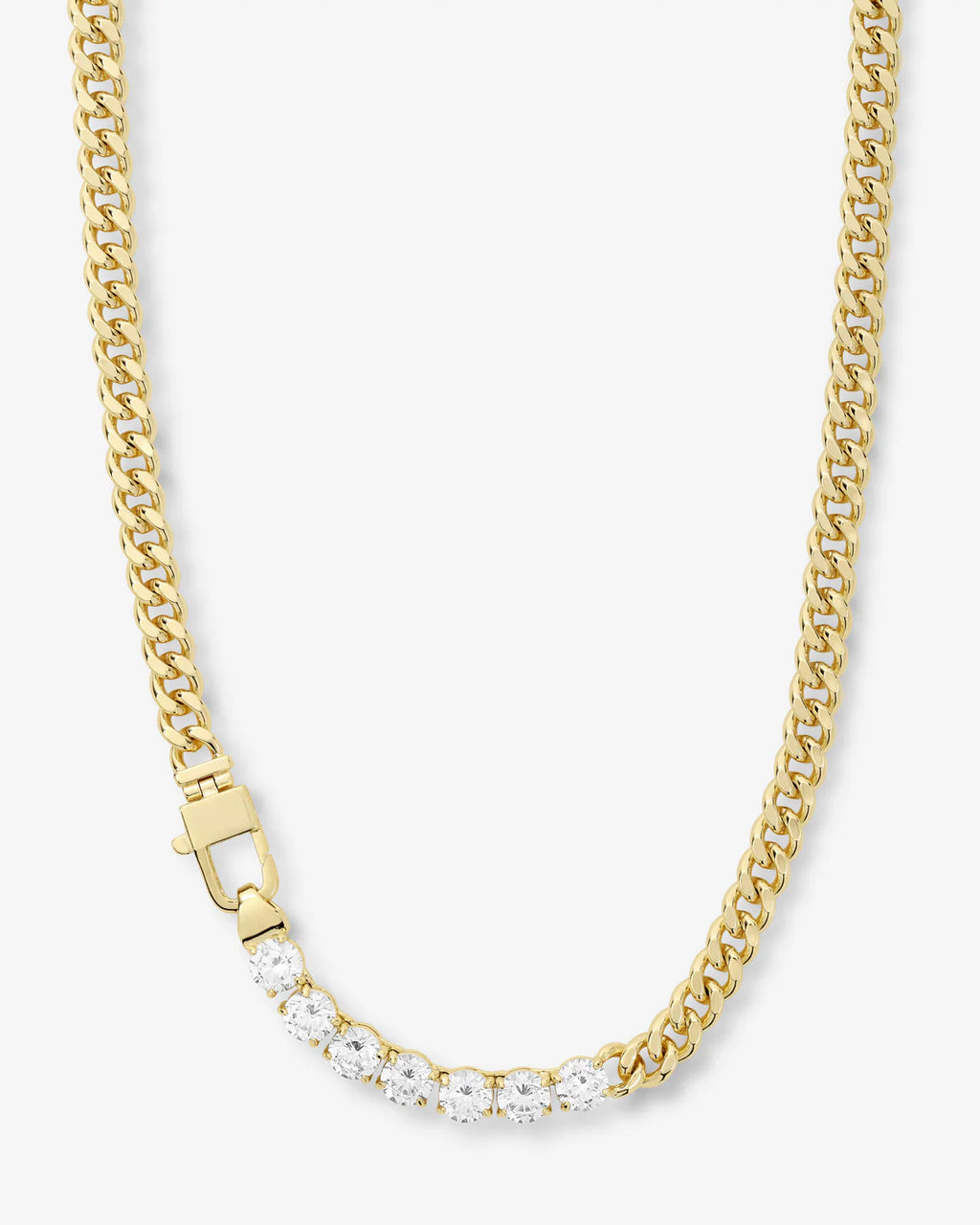 Melinda Maria Julian Loves Diamonds Necklace 6.8mm (16")