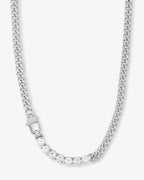 Melinda Maria Julian Loves Diamonds Silver Necklace 6.8mm (16")