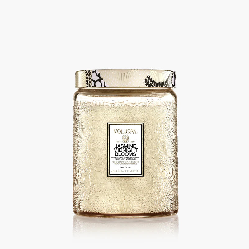 Voluspa Jasmine Midnight Blooms  Large Jar Candle Main image