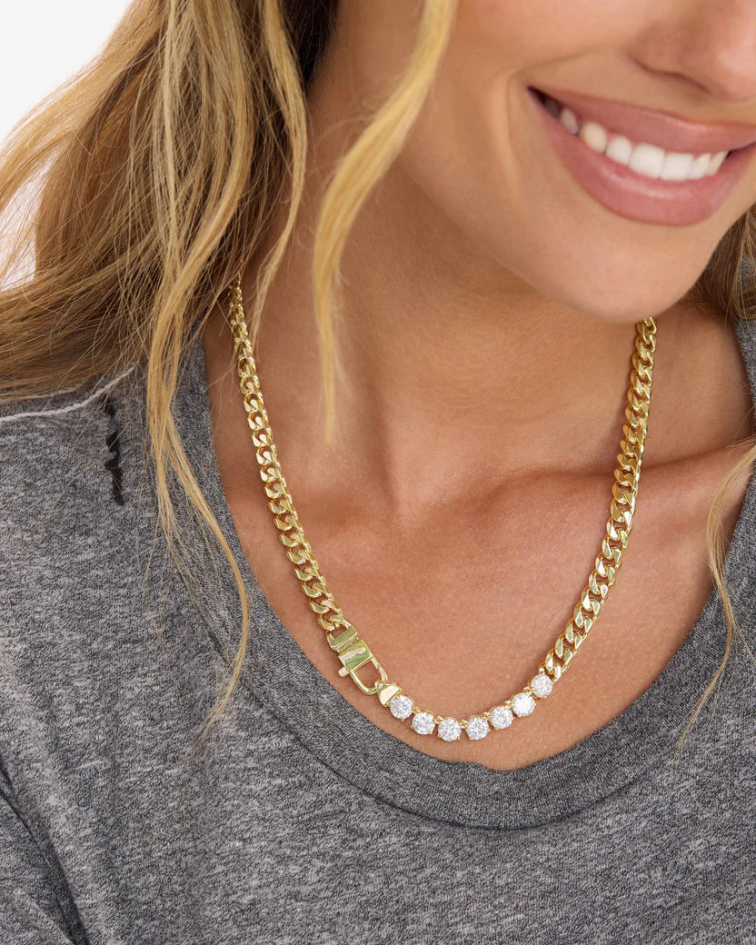 Melinda Maria Julian Loves Diamonds Necklace 6.8mm (16") Main image