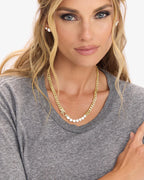 Melinda Maria Julian Loves Diamonds Necklace 6.8mm (16")
