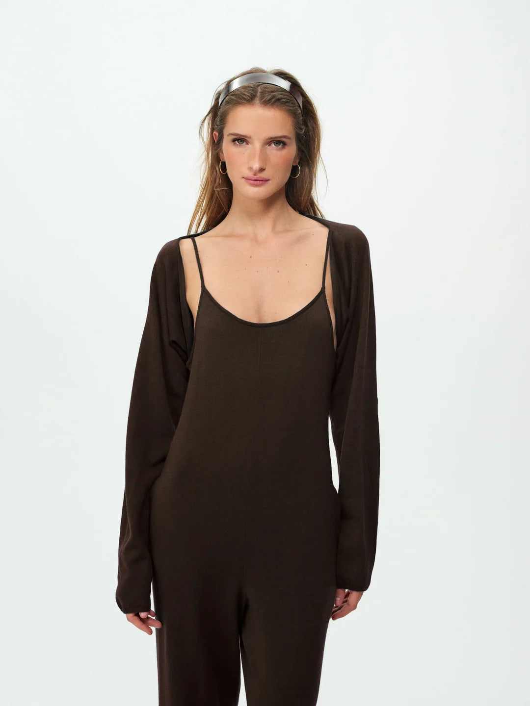 For Love & Lemons Rouzel Knit Jumpsuit Set Secondary image