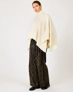 Line & Dot Orly Turtleneck Cape Sweater