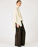 Line & Dot Orly Turtleneck Cape Sweater
