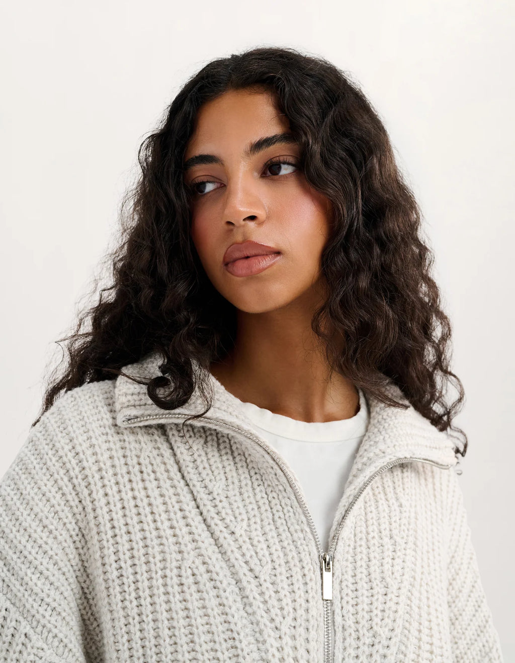Rumored Layover Quarter Zip (Oatmeal Heather)