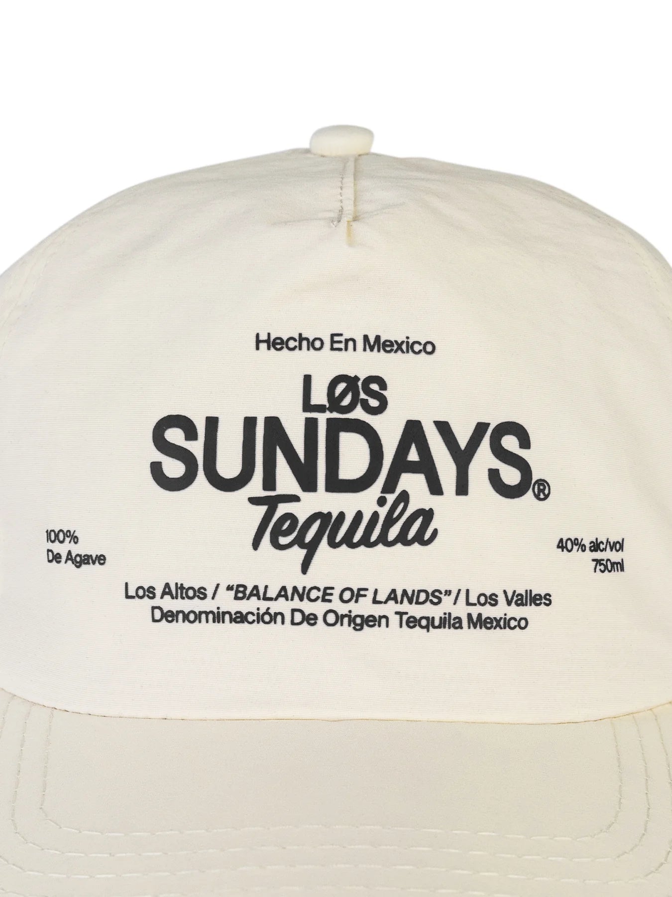 Los Sundays Tequila The Hecho Cap (Bone/Black)