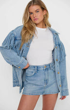 Show Me Your Mumu Ojai Fringe Jacket