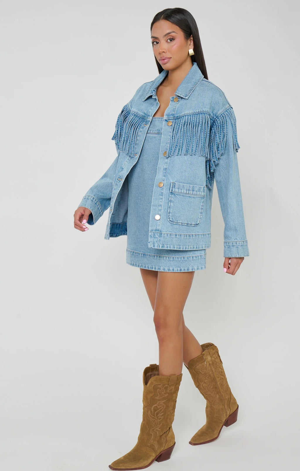 Show Me Your Mumu Ojai Fringe Jacket