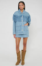 Show Me Your Mumu Ojai Fringe Jacket