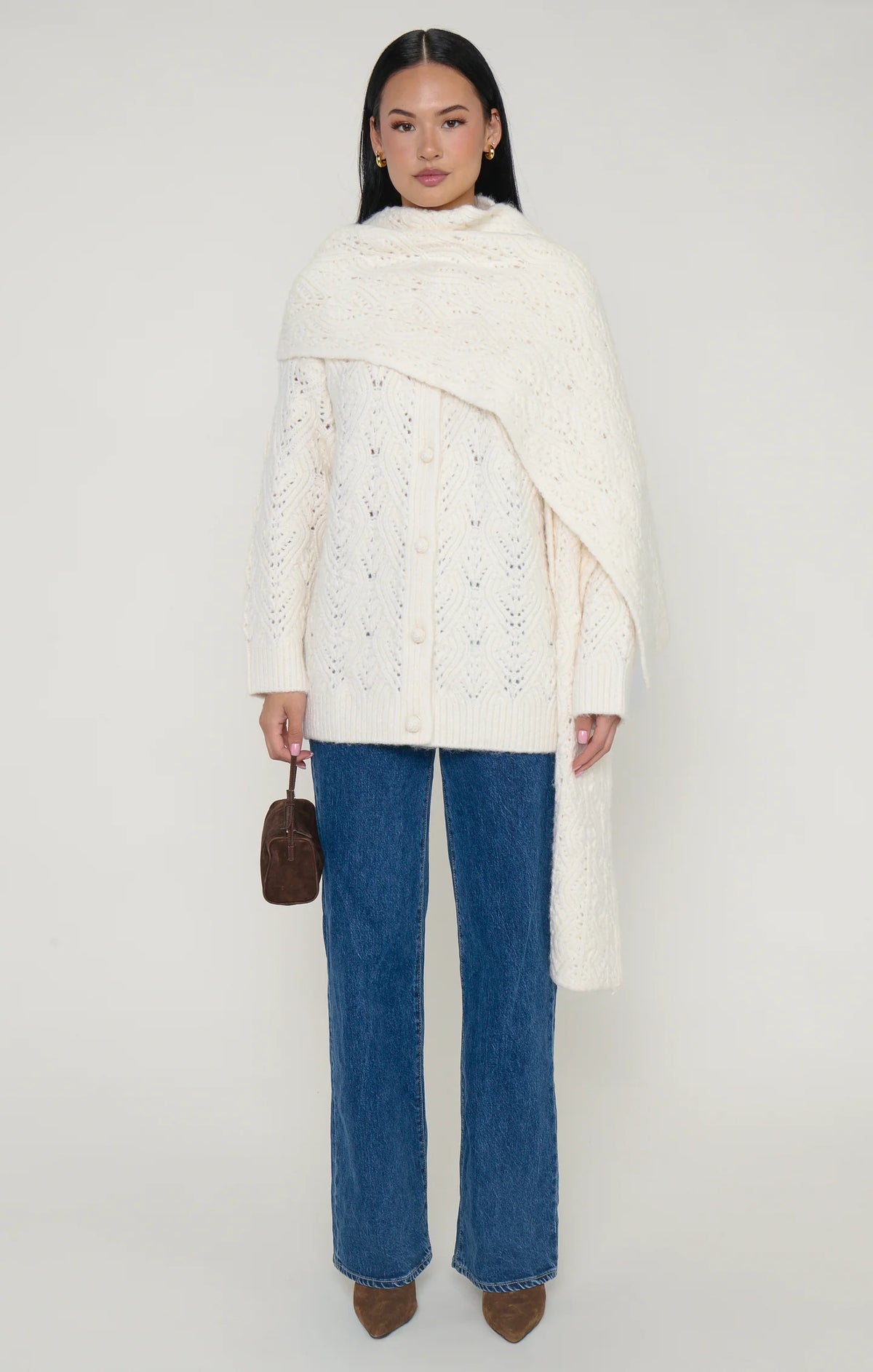Show Me Your Mumu Langston Scarf Cardigan