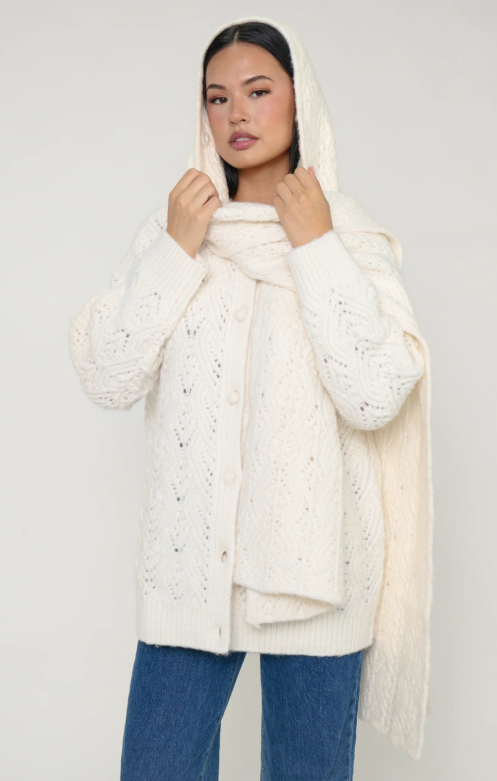 Show Me Your Mumu Langston Scarf Cardigan