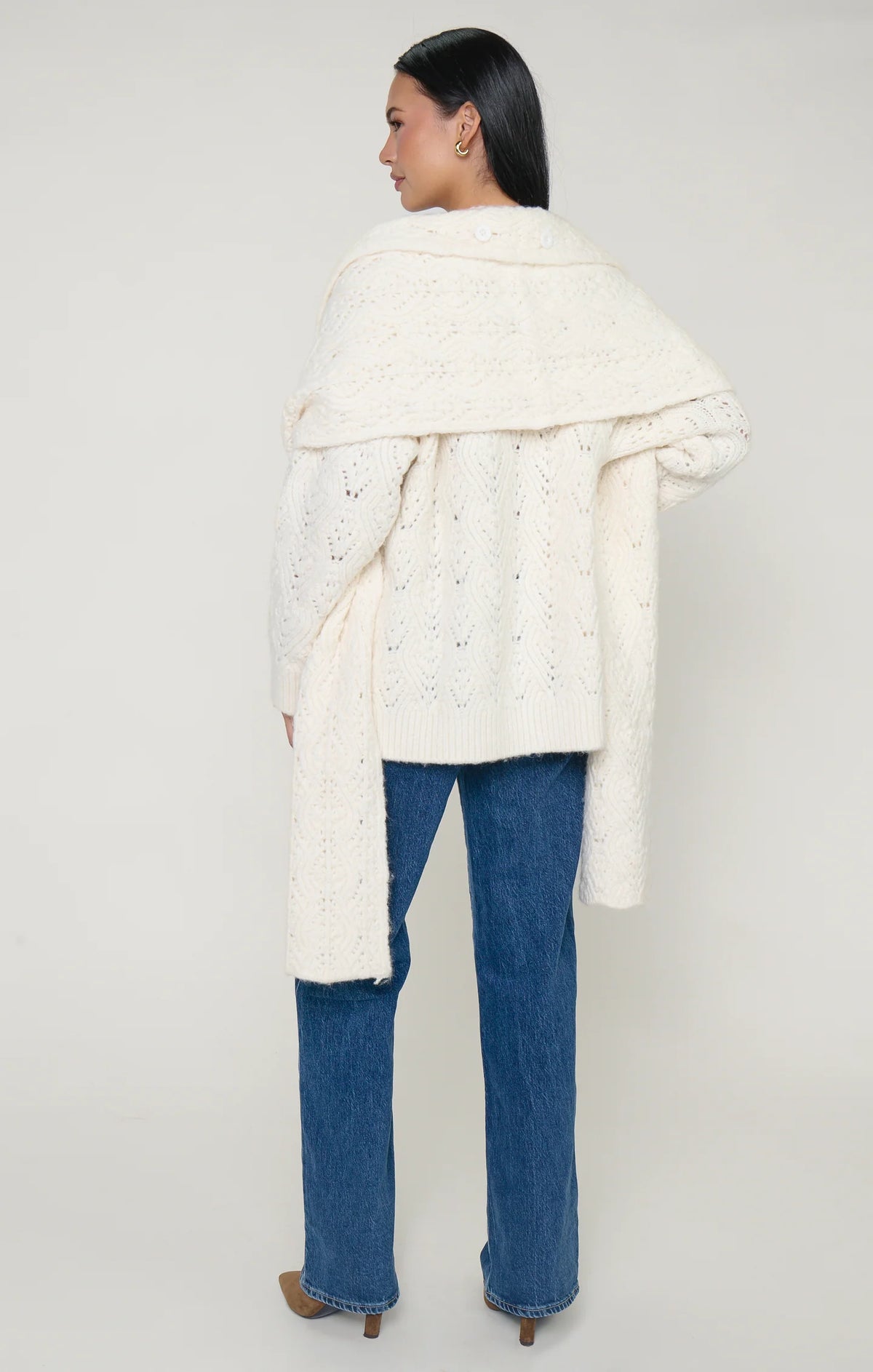 Show Me Your Mumu Langston Scarf Cardigan