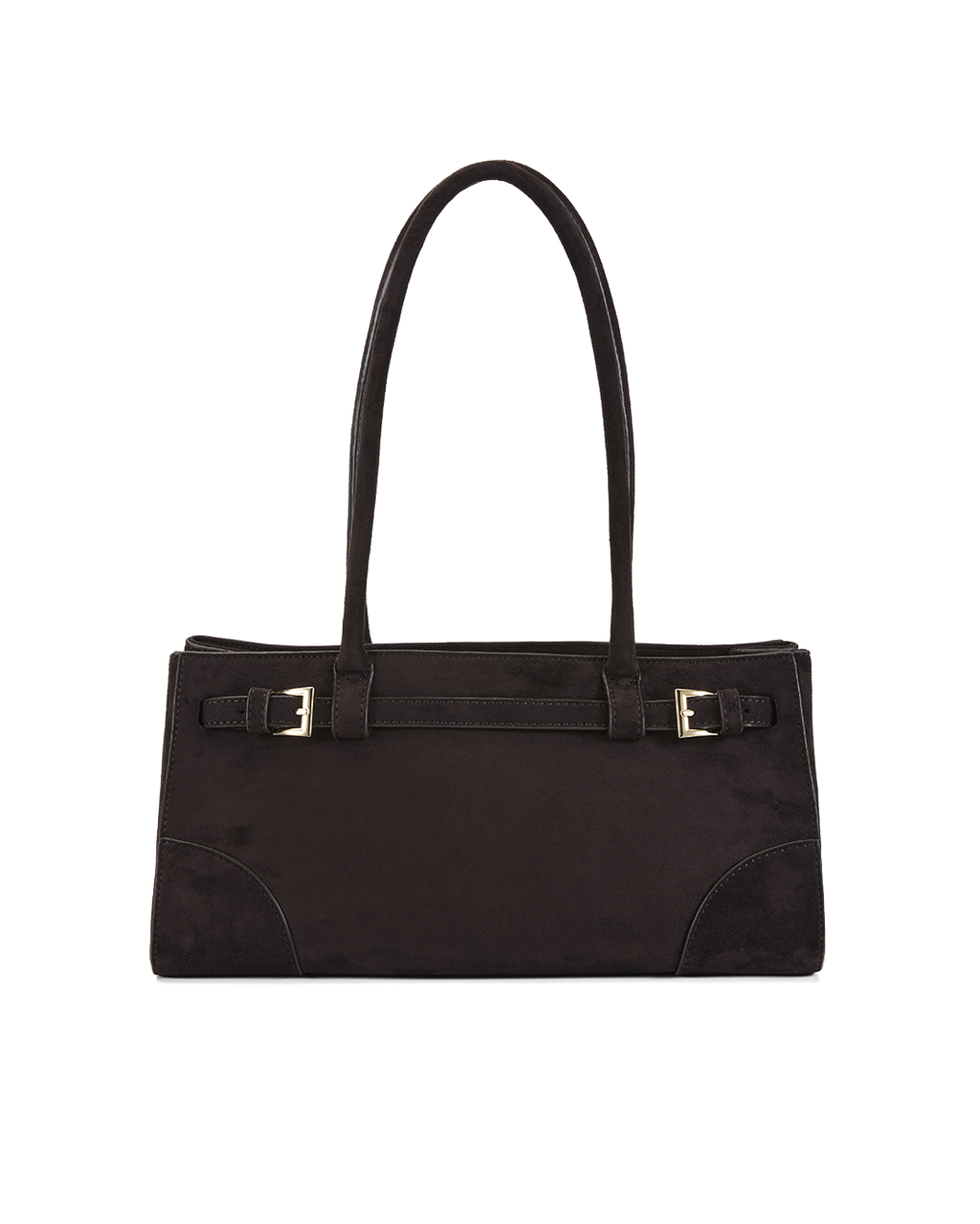 Billini Nadia Shoulder Bag (Dark Chocolate Suede)