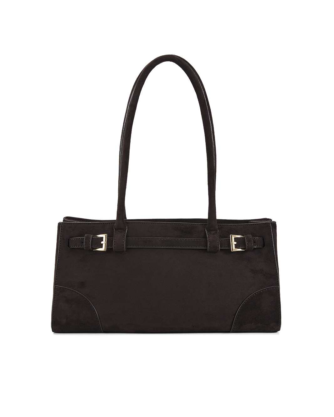 Billini Nadia Shoulder Bag (Dark Chocolate Suede)