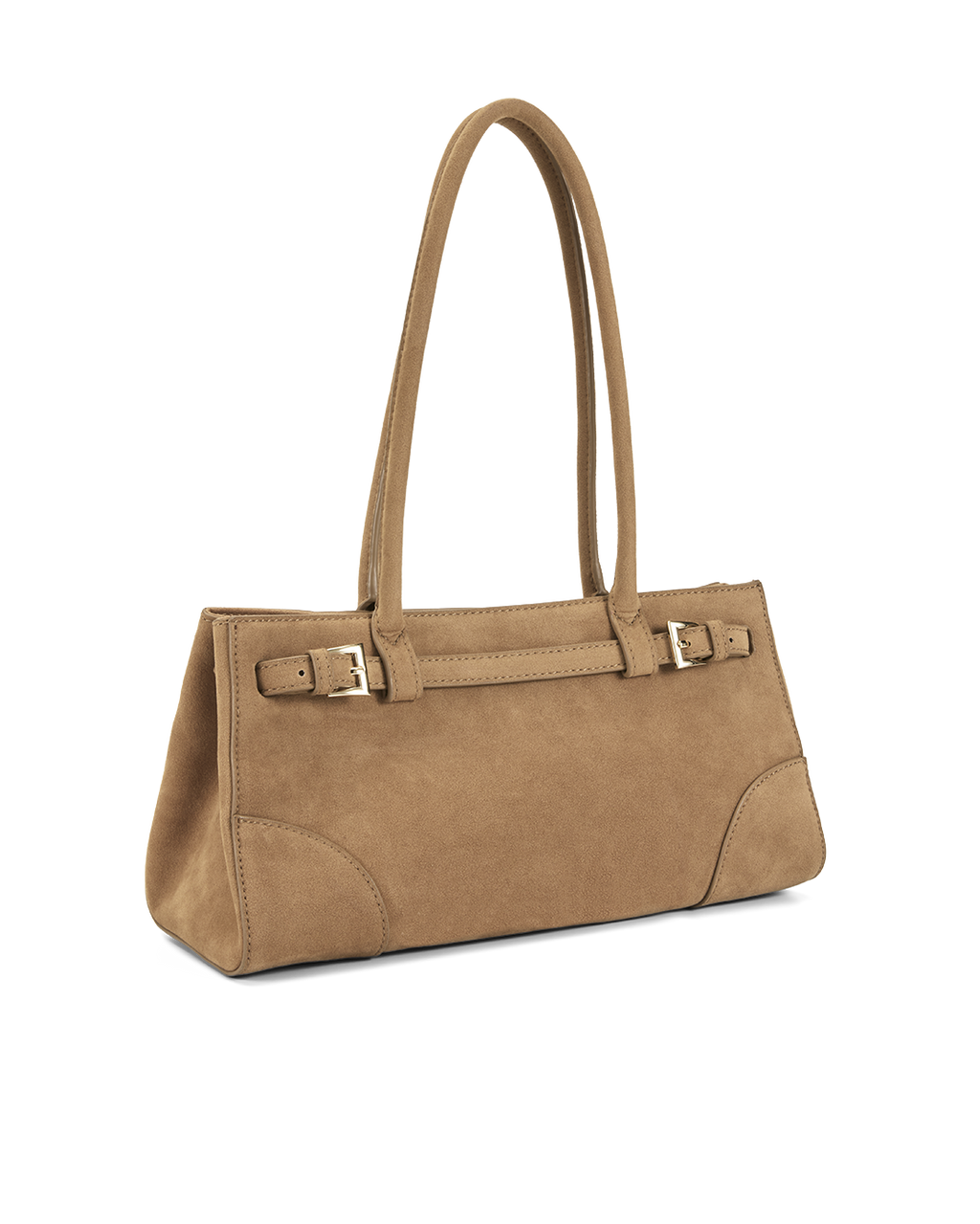 Billini Nadia Shoulder Bag (Camel Suede)