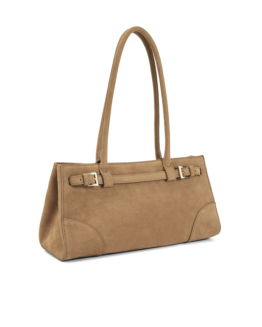 Billini Nadia Shoulder Bag (Camel Suede)
