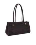 Billini Nadia Shoulder Bag (Dark Chocolate Suede)
