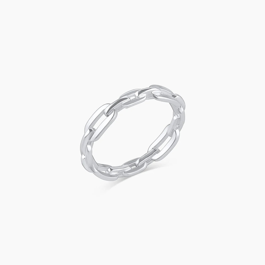 Gorjana Parker Link Ring (Silver)