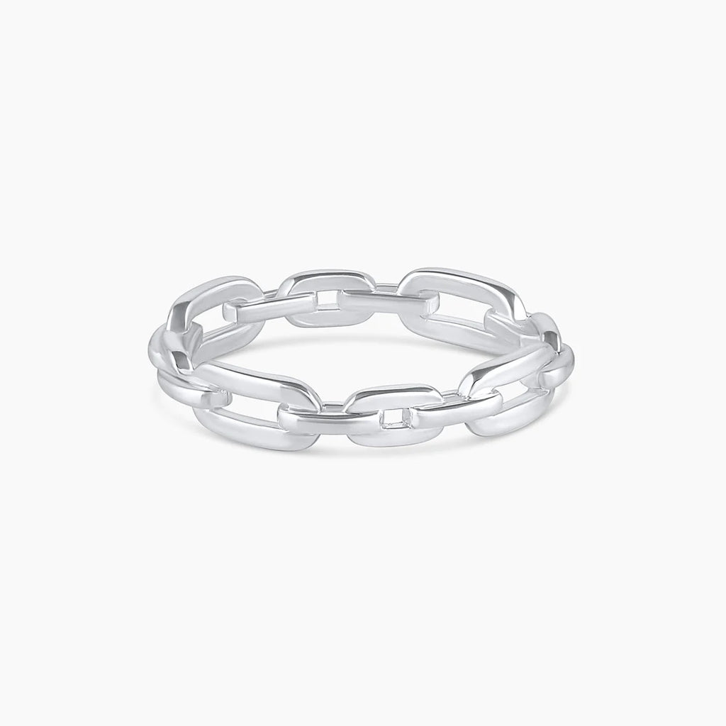 Gorjana Parker Link Ring (Silver)
