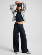 Beyond Yoga Elasticated Wide Leg Pant 31" (Nocturnal Navy)