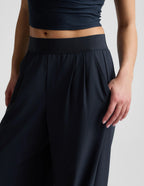 Beyond Yoga Elasticated Wide Leg Pant 31" (Nocturnal Navy)