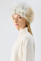 Unreal Fur Natasha Hat (Snow Leopard) - Snow Leopard