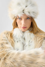 Unreal Fur Natasha Hat (Snow Leopard) - Snow Leopard