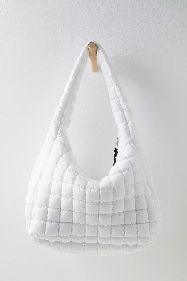 Free People Movement Quilted Carryall Bag (Optic White)