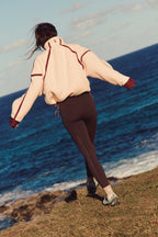 Free People Movement Mountain High 1/2 Zip (Pina Colada/Red Velvet)