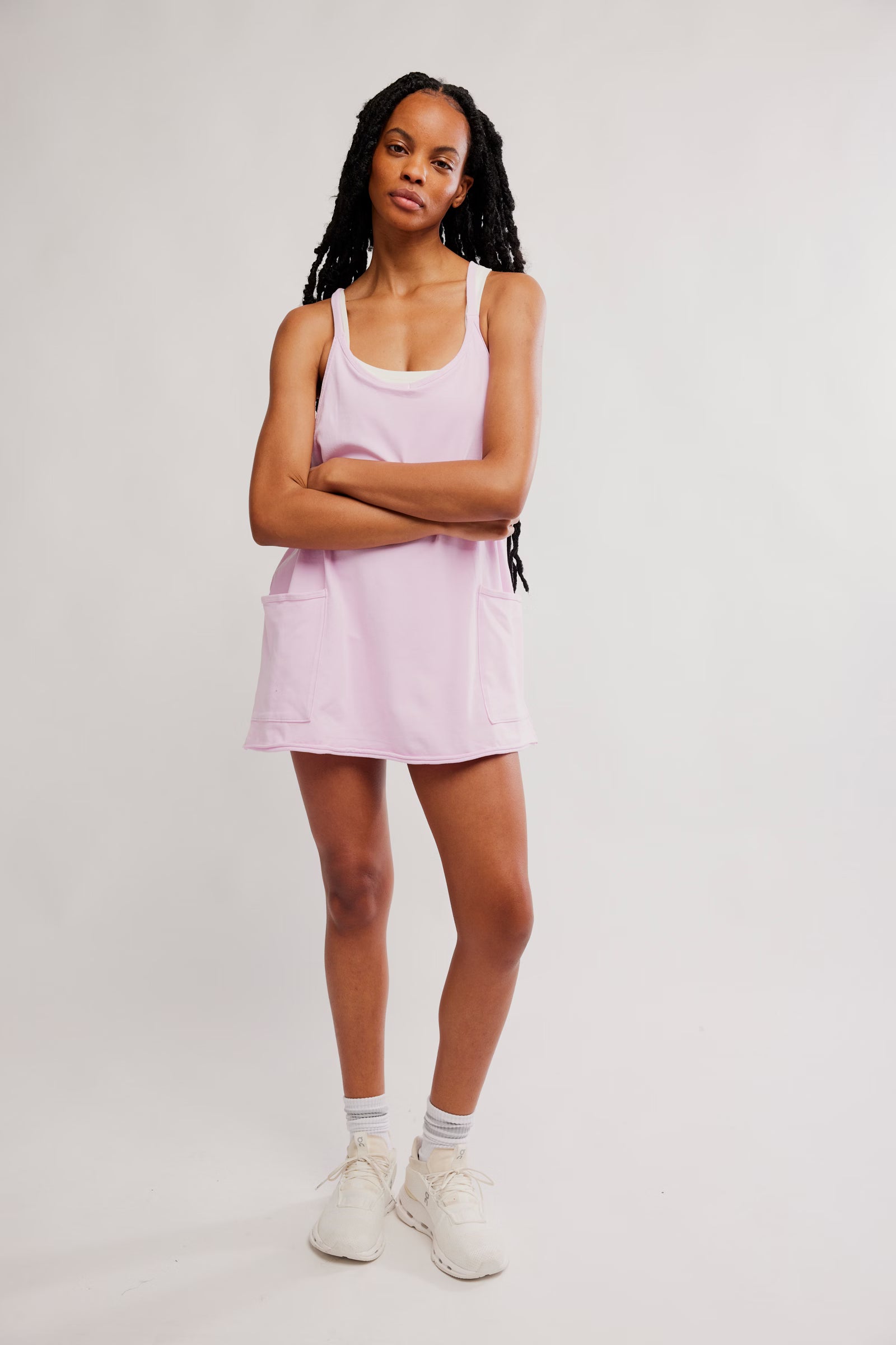 Free People Movement Hot Shot Mini Dress (Ultra Violet)