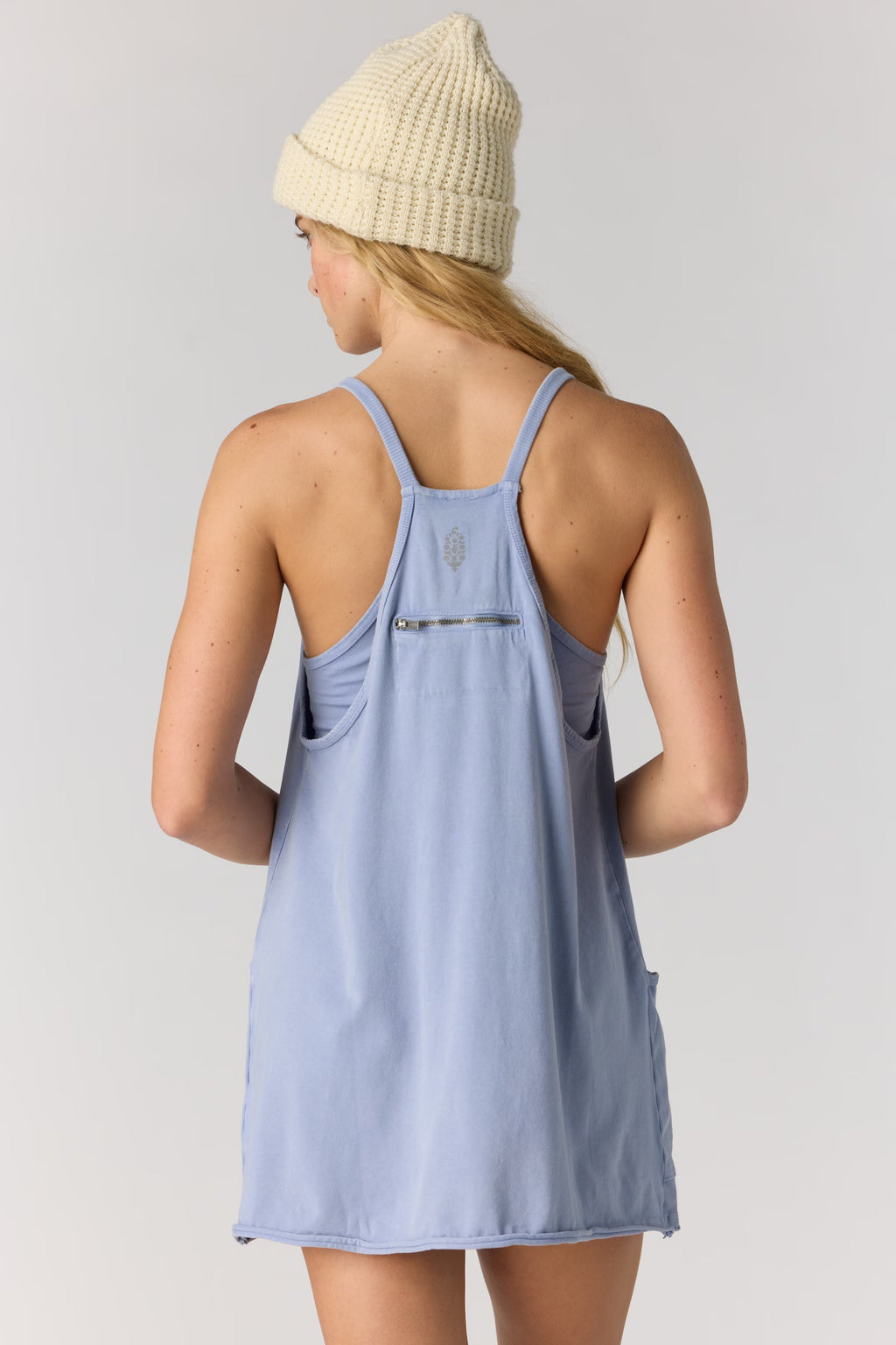 Free People Movement Hot Shot Mini Dress (Blue Ash)