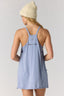 Free People Movement Hot Shot Mini Dress (Blue Ash)