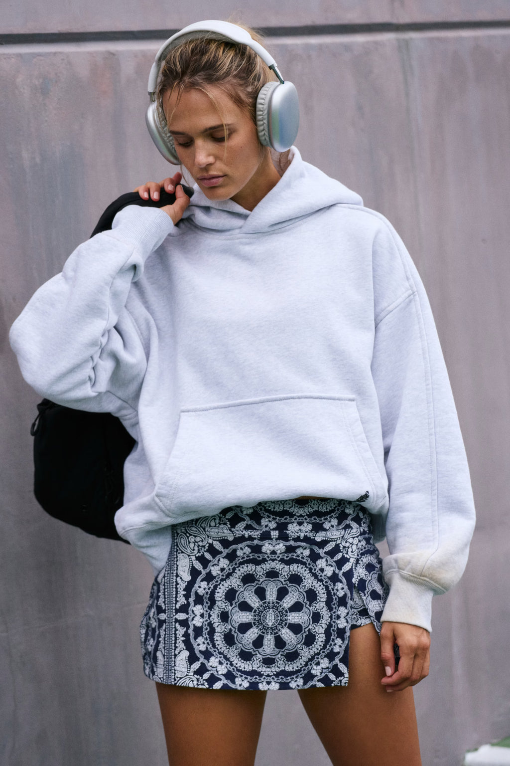 Free People Movement Hot Shot Mini Skort (Bandana Navy Combo)