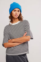 Free People Movement Tackle Tee (Court Stripe Combo)