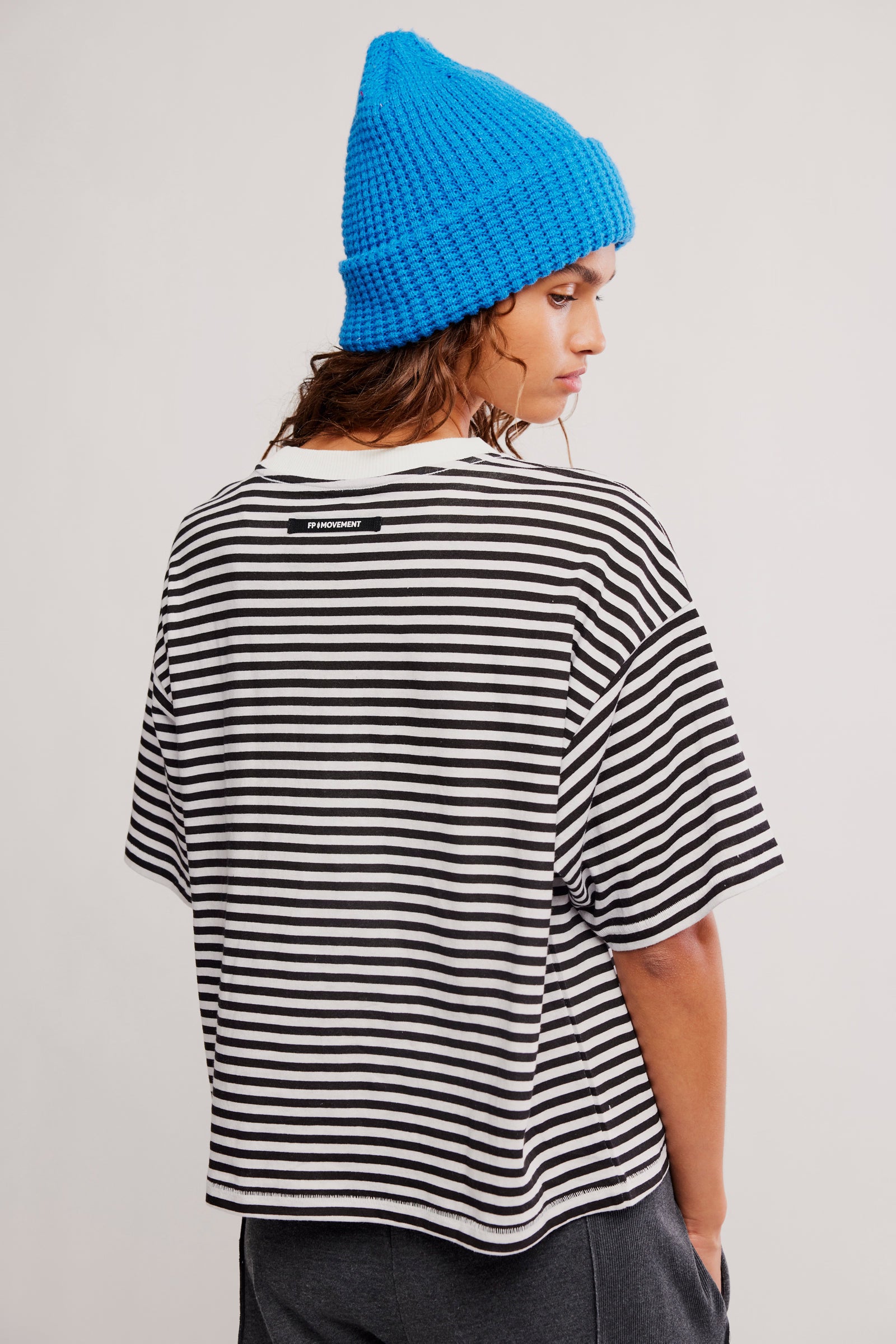 Free People Movement Tackle Tee (Court Stripe Combo)