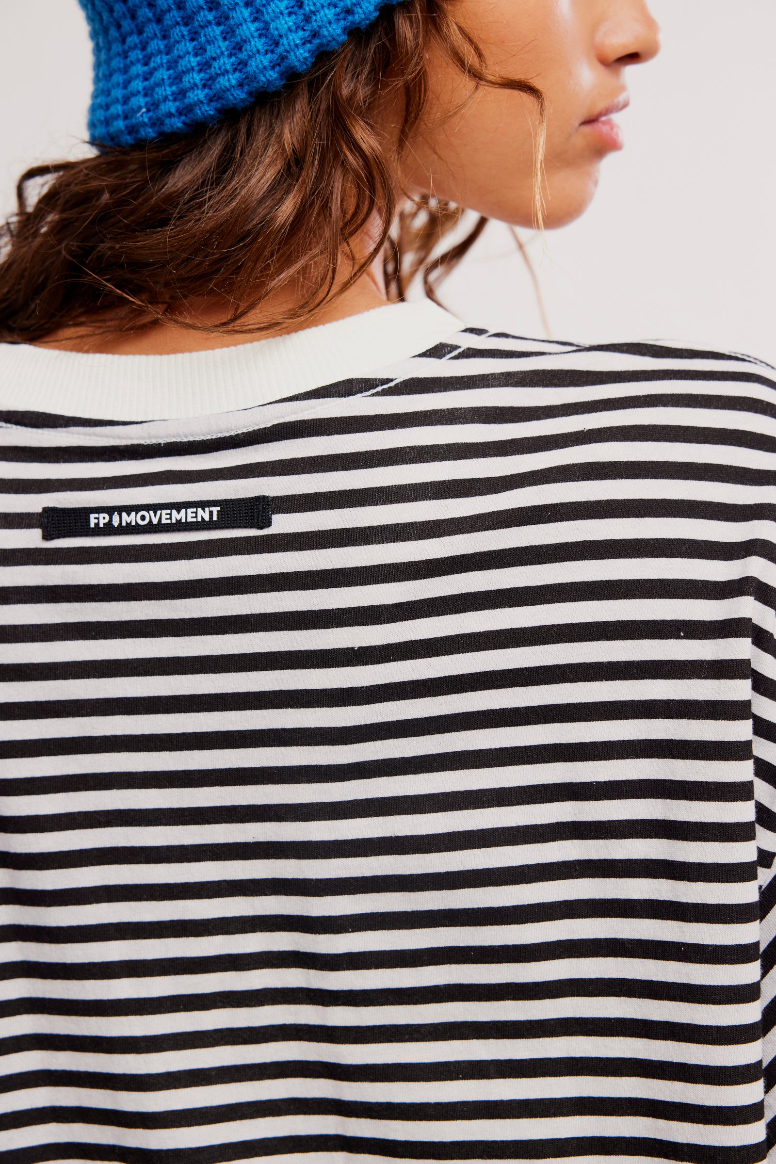 Free People Movement Tackle Tee (Court Stripe Combo)