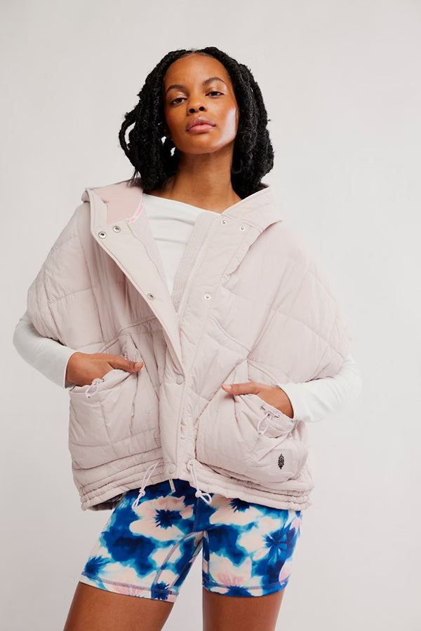 Free People Movement Happy Trails Poncho (Pearl) Secondary image