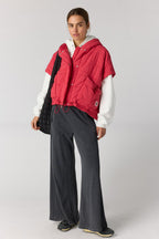 Free People Movement Happy Trails Poncho (Candy Apple Red)