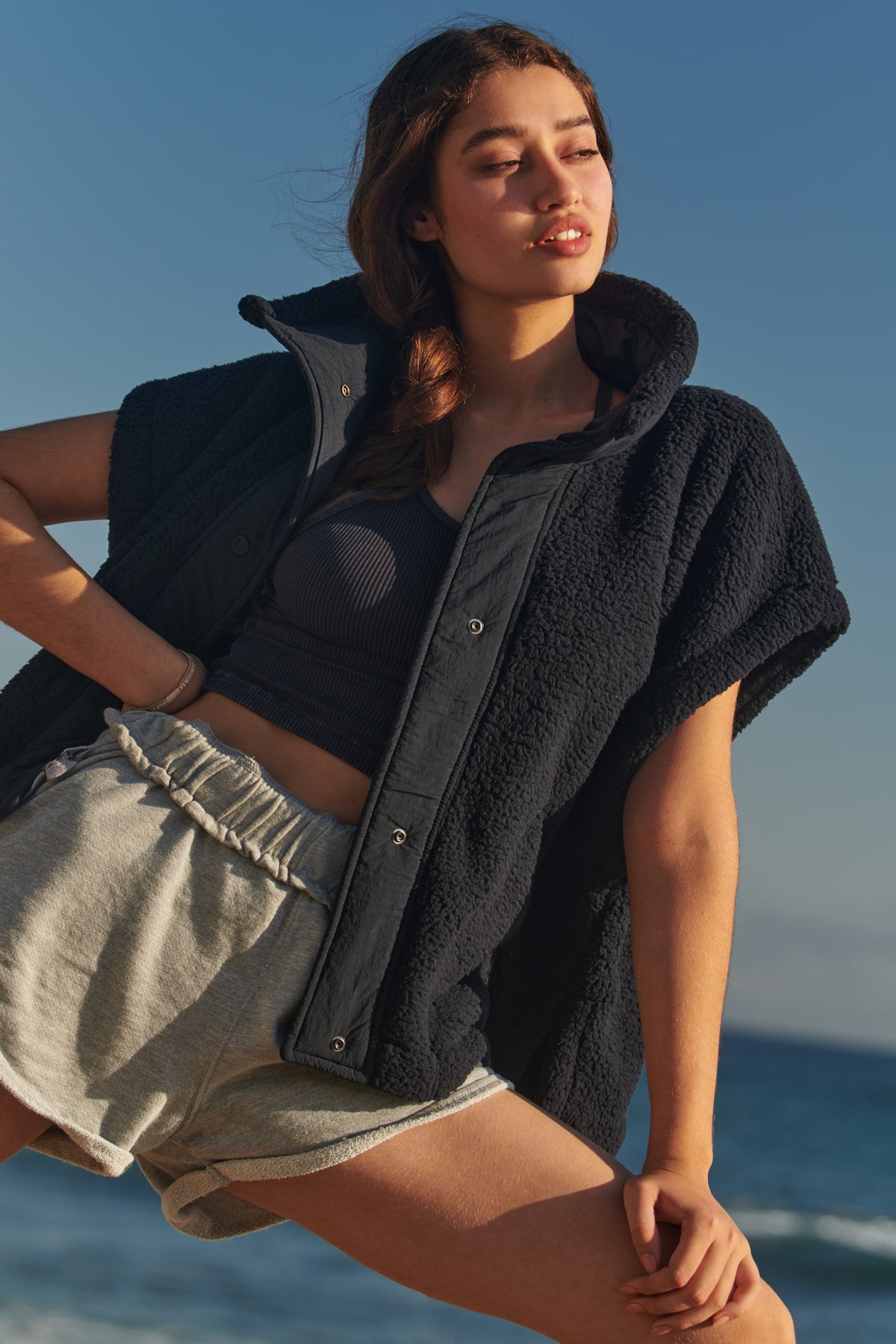 Free People Movement Scout It Out Vest (Black)