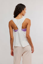 Free People Movement Twist Tank (White)